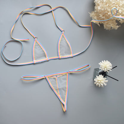 Simple Super Mini Bikini Girl T-back Sexy