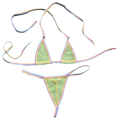 Simple Super Mini Bikini Girl T-back Sexy