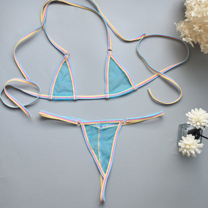 Simple Super Mini Bikini Girl T-back Sexy