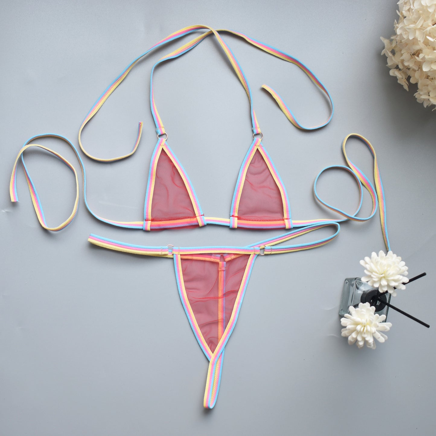 Simple Super Mini Bikini Girl T-back Sexy