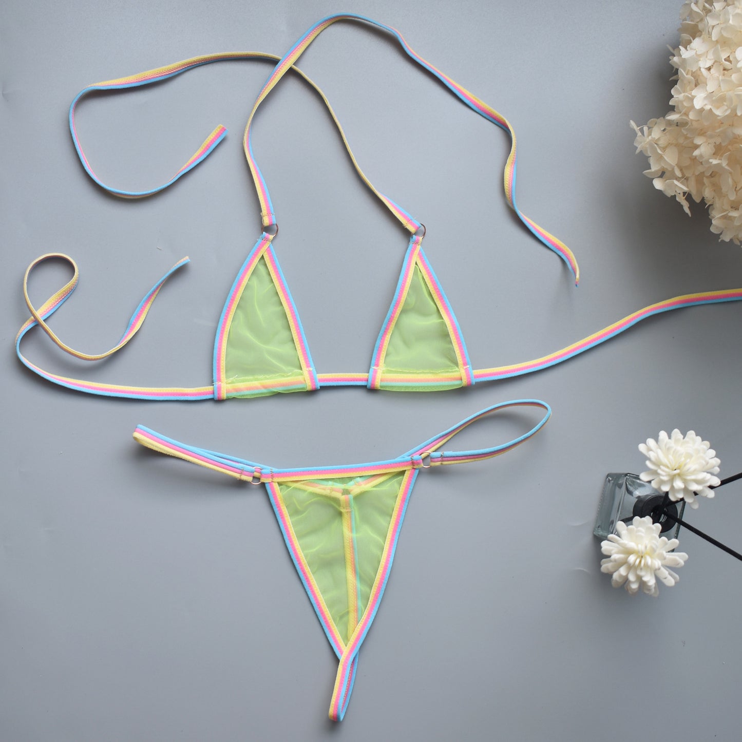 Simple Super Mini Bikini Girl T-back Sexy